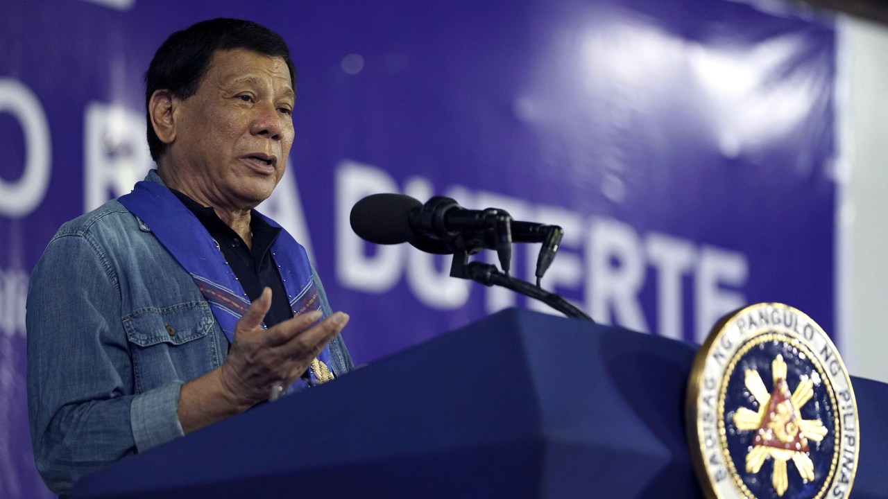Presidente Filipino Rodrigo Duterte