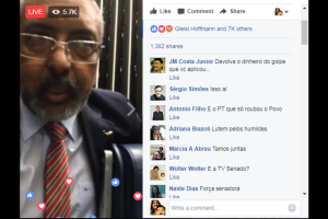 Live no Facebook