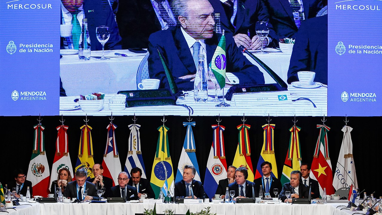 O presidente da República, Michel Temer - Mercosul
