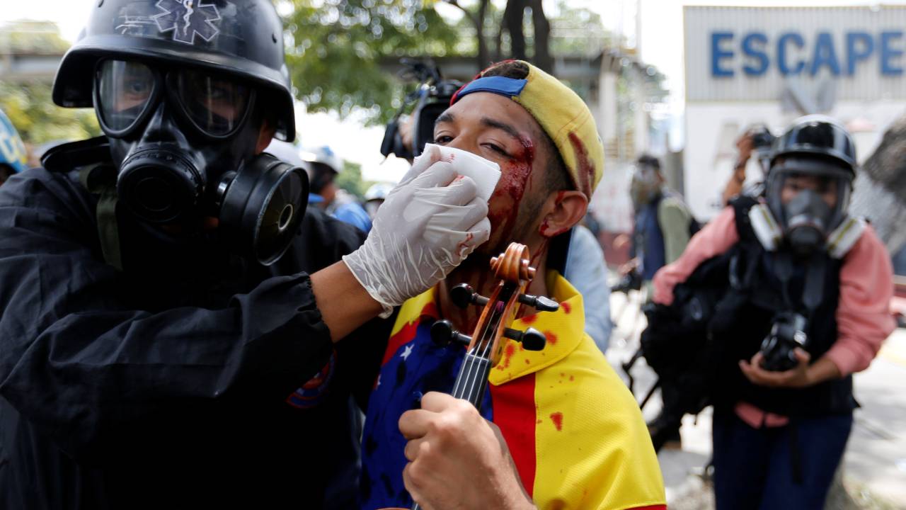 Protestos na Venezuela