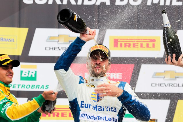 O piloto Daniel Serra foi o vencedor da quinta etapa da Stock Car 2017, no Autódromo Internacional de Curitiba (PR) - 02/07/2017