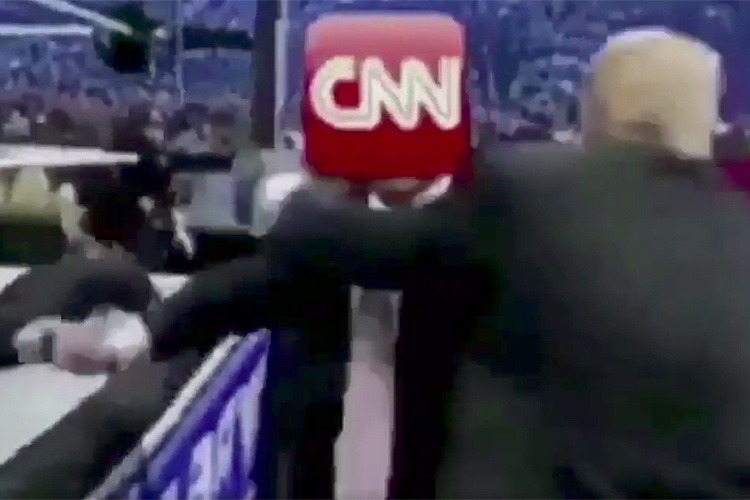 Donald Trump briga com CNN