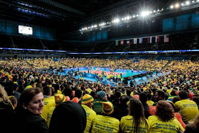 Brasil e França disputam a final da Liga Mundial de Vôlei na Arena da Baixada, em Curitiba Brasil e França disputam a final da Liga Mundial de Vôlei na Arena da Baixada, em Curitiba