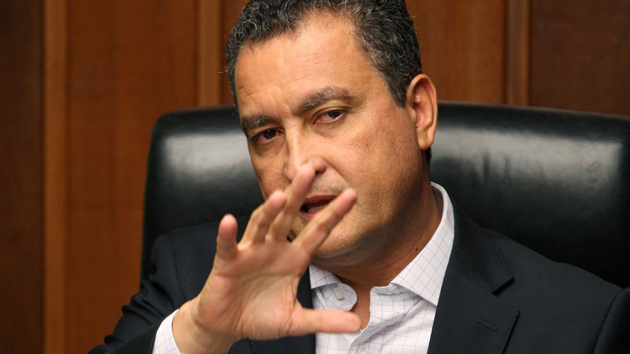 O governador da Bahia, Rui Costa (PT)
