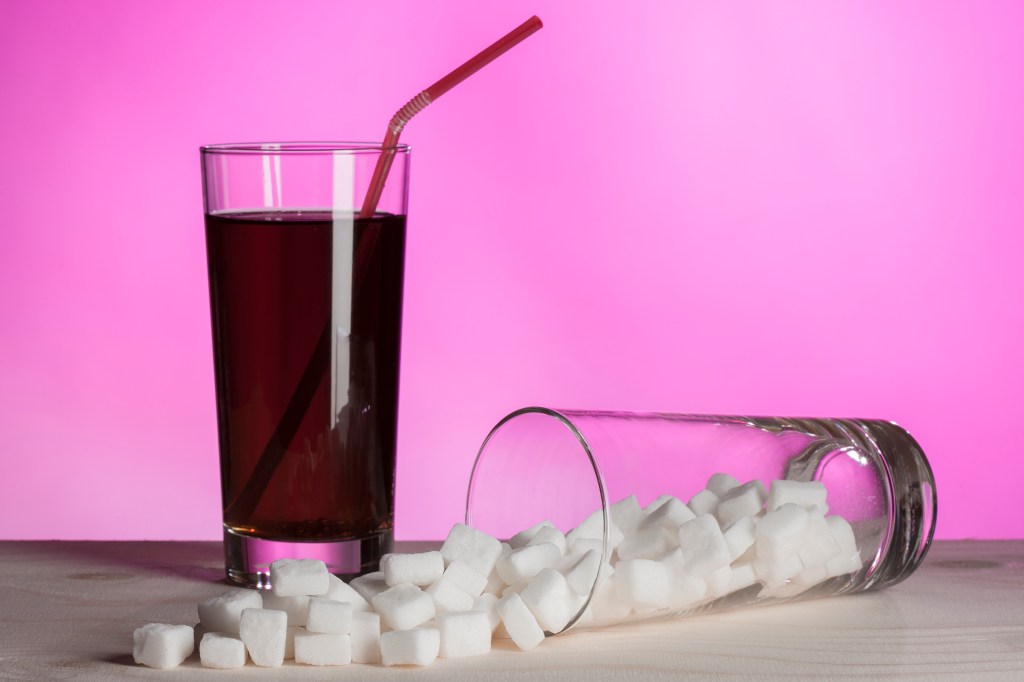Açúcar em bebidas