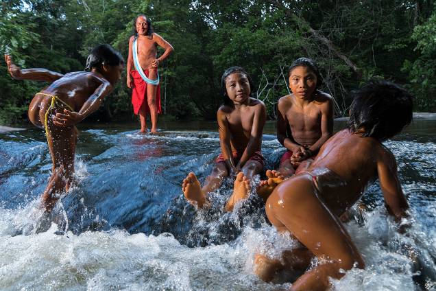 Jurara Wajãpi, 70 anos, é um dos chefes da tribo Waiãpi. "Esta terra quem fez para nós é o nosso dono”, diz ele sobre o decreto que autoriza a mineração em 20% do território da Reserva Nacional de Cobre e Seus Associados, a Renca