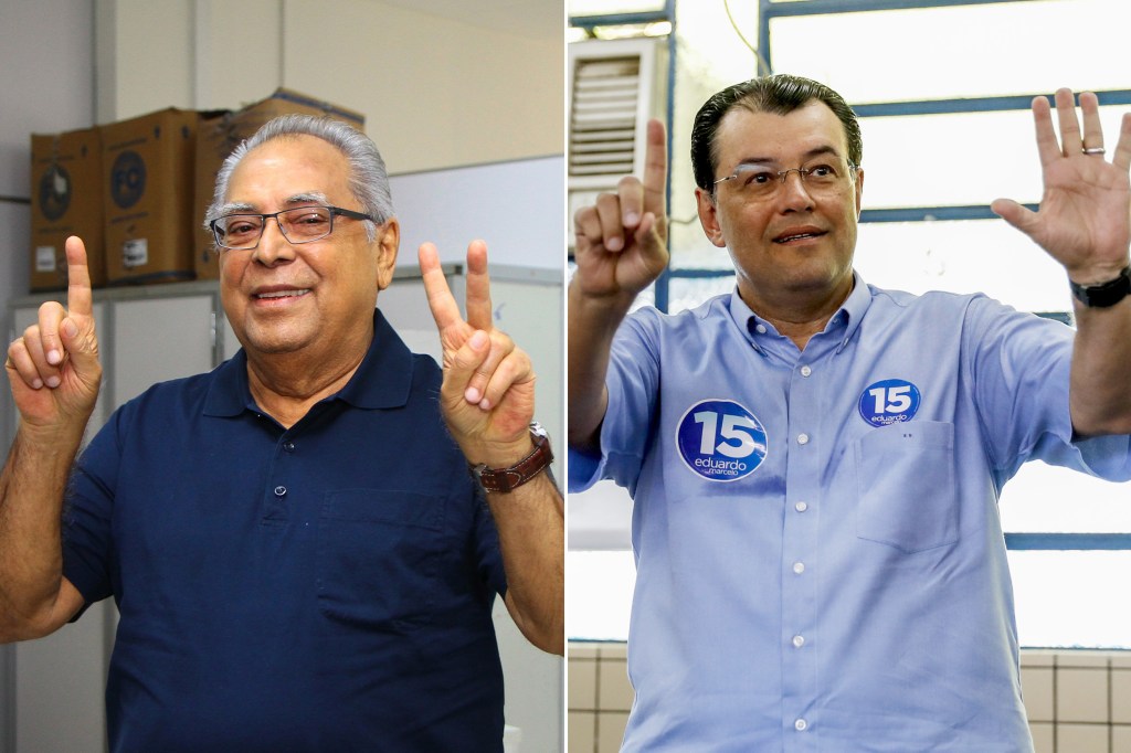 Amazonino Mendes (PDT) e Eduardo Braga (PMDB)