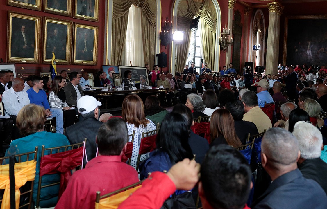 Assembleia Nacional Constituinte acontece no Palácio Federal Legislativo da Venezuela, em Caracas
