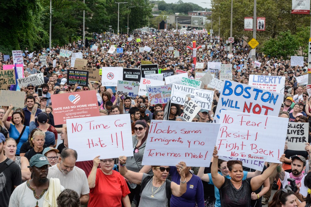 Protesto em Boston
