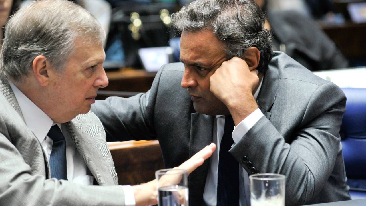Tasso Jereissati e Aécio Neves