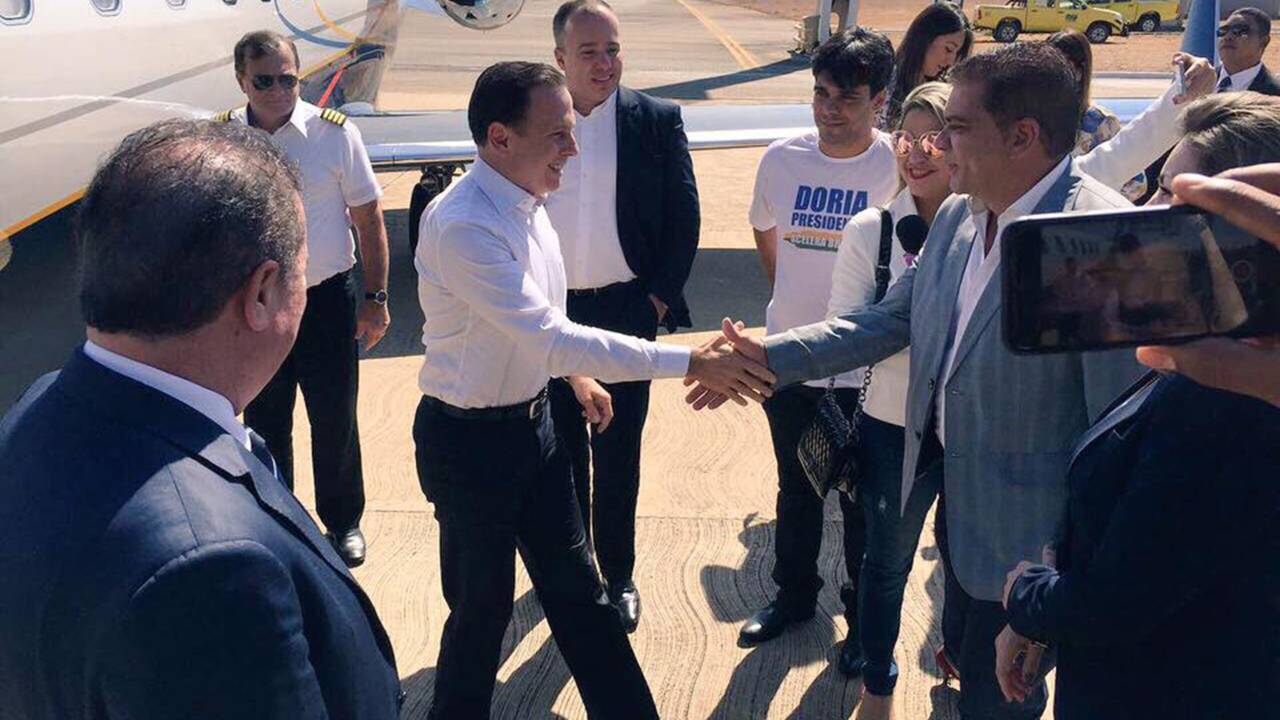 Carlos Amastha e João Doria