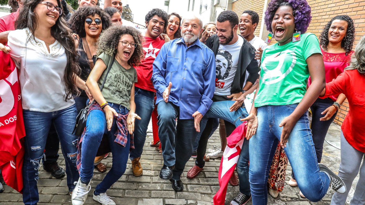 Lula na Bahia com estudantes
