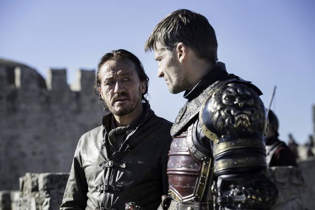 Bronn (Jerome Flynn) e Jaime Lannister 