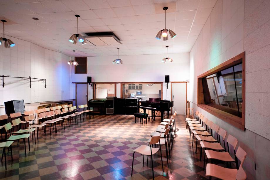 Sala de gravação do Studio B, da RCA. Foi neste estúdio em que Elvis gravou 56 sucessos de sua carreira, incluindo ‘It’s Now or Never’