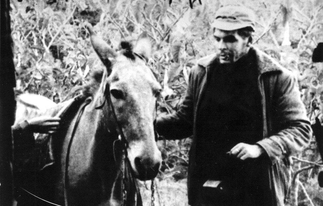 Che Guevara em Sierra, na Bolívia