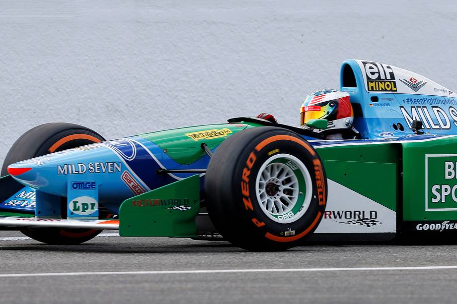 Filho de Schumacher pilota carro da primeira vitória do pai, no Circuit de Spa-Francorchamps, na Bélgica - 27/08/2017