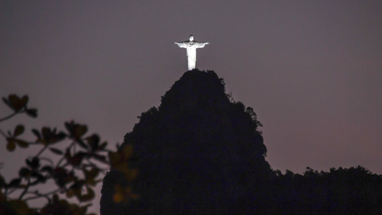 Imagens do dia - Cristo Redentor - Rio de Janeiro