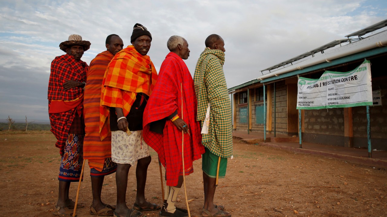 Imagens do dia - Eleições presidenciais no Quênia