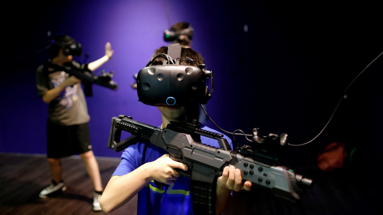 Imagens do dia - Parque de realidade virtual em Taiwan