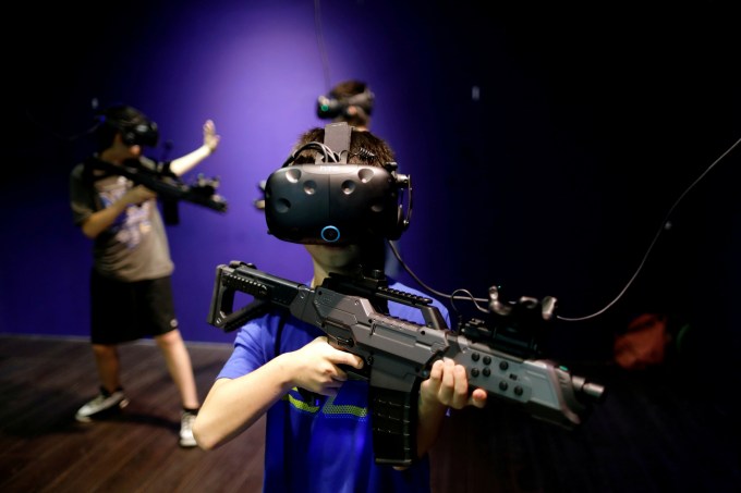 Parque de realidade virtual em Taiwan