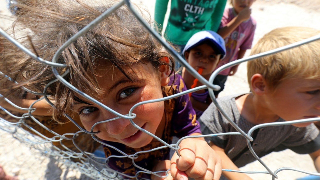 Imagens do dia - Crianças sírias