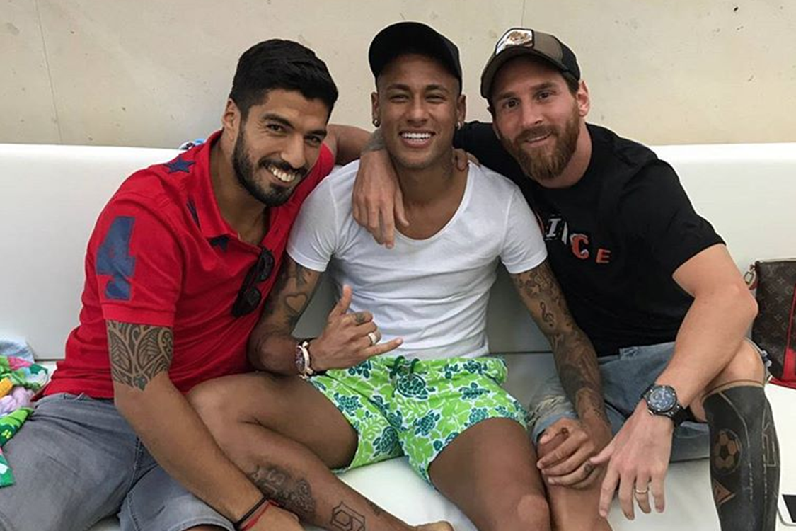 Suárez, Neymar e Messi