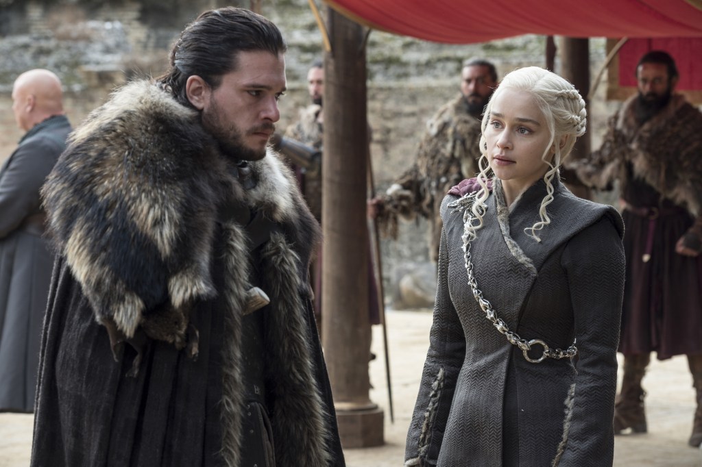 Jon Snow e Daenerys - Game of Thrones - 7ª temporada