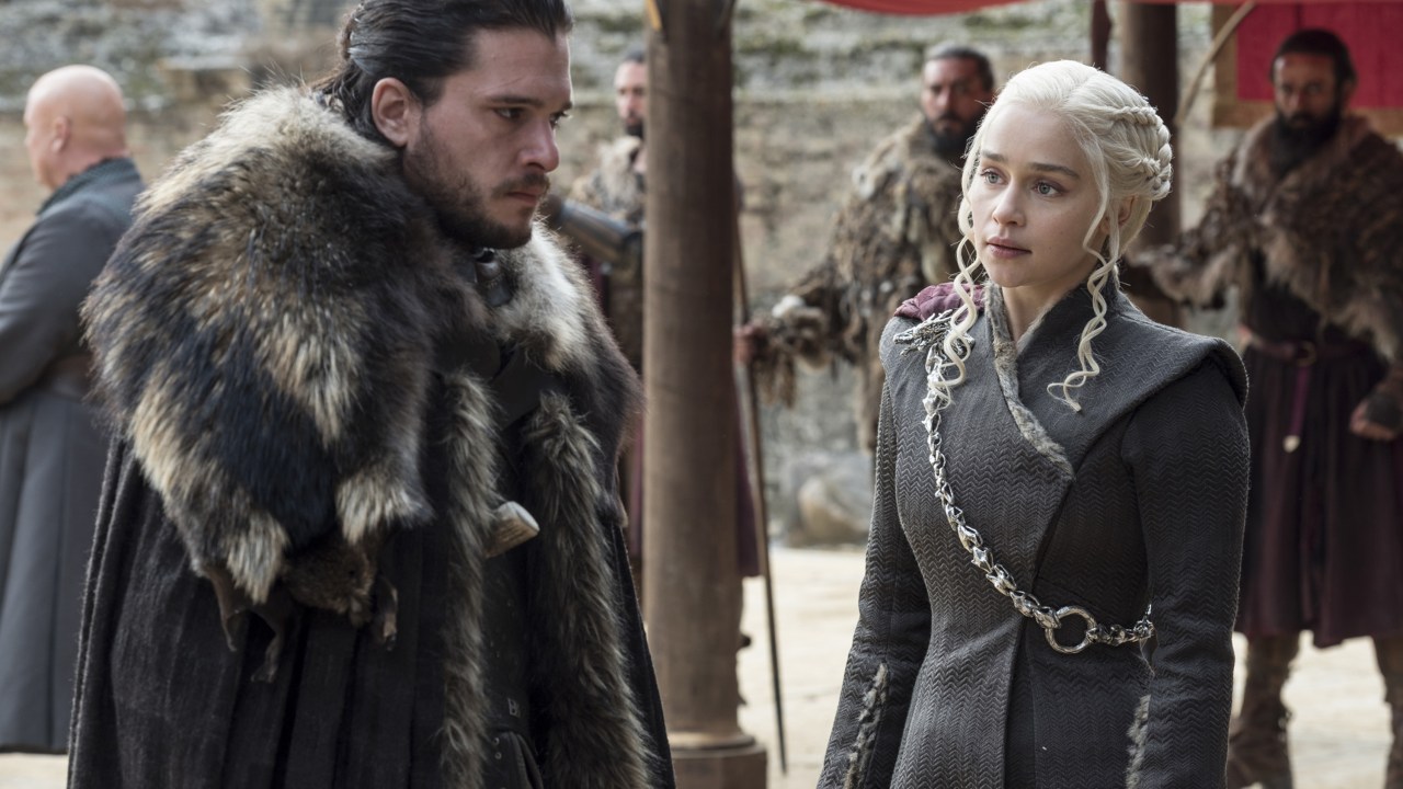 Jon Snow e Daenerys - Game of Thrones - 7ª temporada