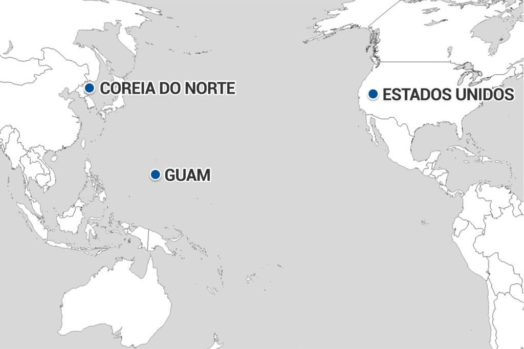 Coreia do Norte - Guam - EUA