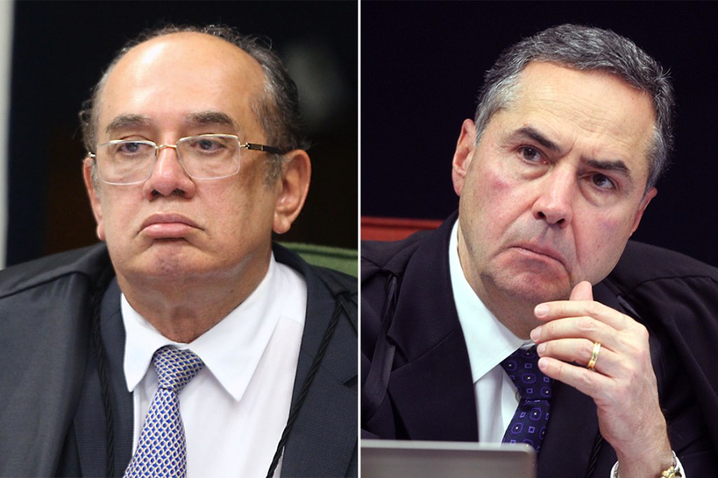 Gilmar Mendes e Luís Roberto Barroso, ministros do STF