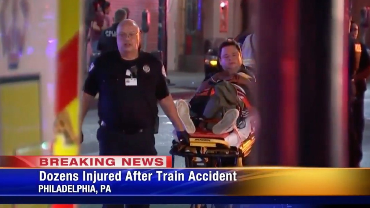 Acidente de trem na Filadélfia