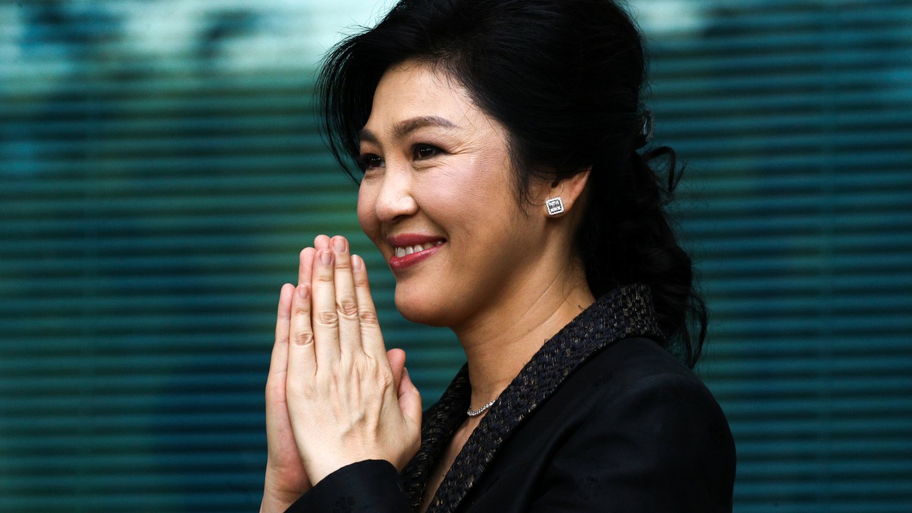 Ex-premier Yingluck Shinawatra da Tailândia