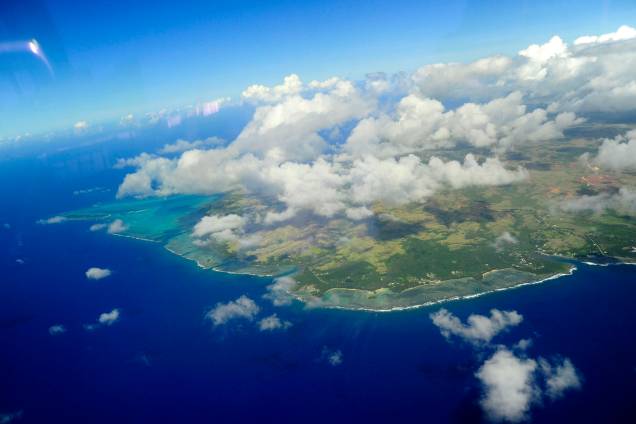 Vista da Baía De Tumon, na Ilha de Guam