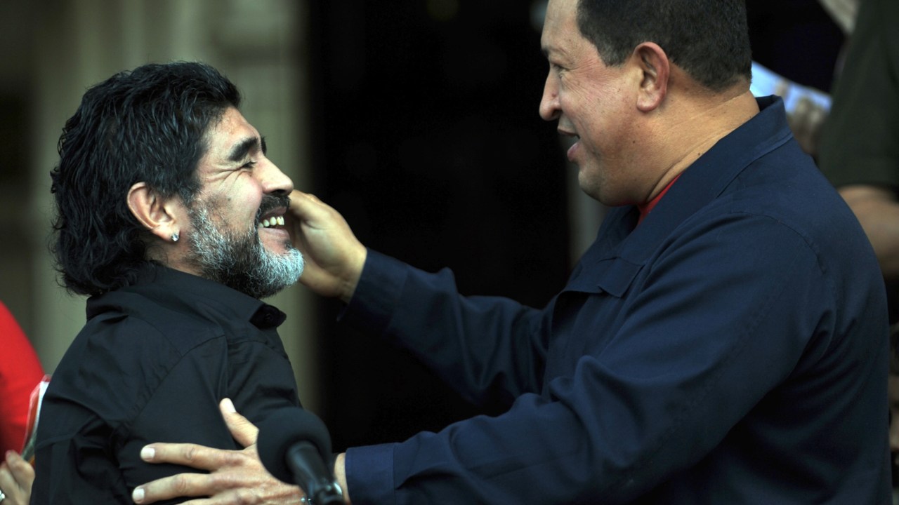 Chávez e Maradona