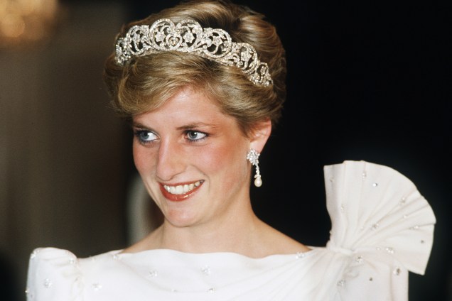 Princess Diana durante a visita ao Barein em 1986