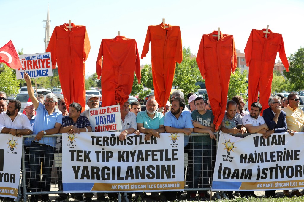 Protesto em Ancara na Turquia