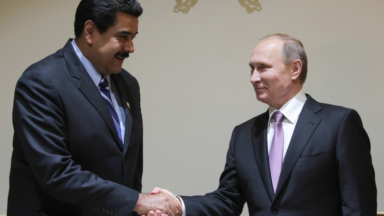 Nicolás Maduro e Vladimir Putin