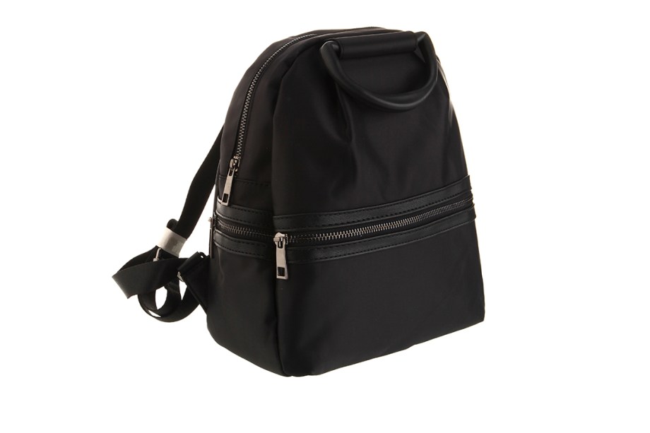 R$ 49,90 Nylon Backpack (Black)