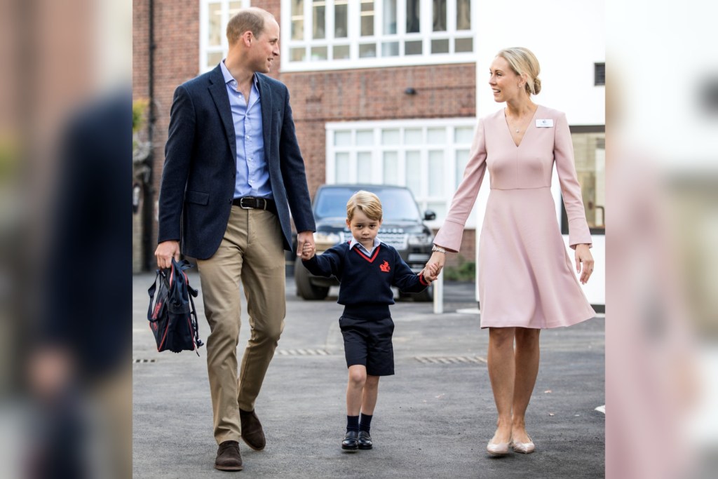 Príncipe George vai para escola