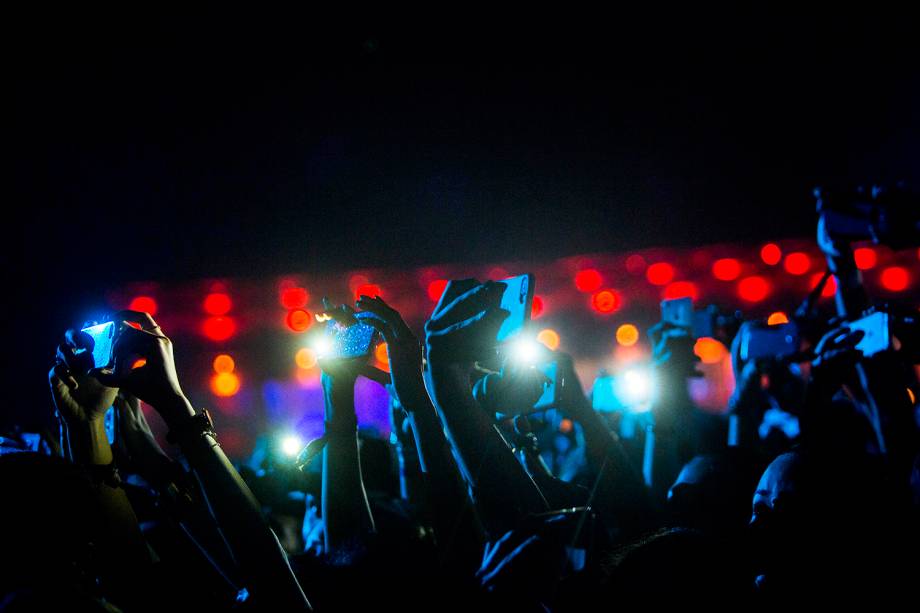 Público durante o show da banda Maroon 5 no segundo dia de Rock in Rio - 16/09/2017