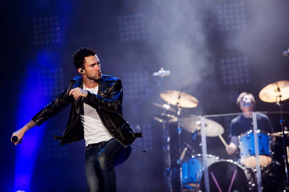 A banda Maroon 5, liderada por Adam Levine no Palco Mundo durante o segundo dia de Rock in Rio - 16/09/2017 A banda Maroon 5, liderada por Adam Levine no Palco Mundo durante o segundo dia de Rock in Rio - 16/09/2017