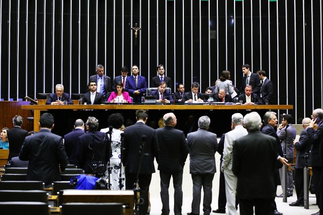 Leitura da denúncia contra o presidente da República, Michel Temer (PMDB). A 2ª secretária da câmara dep. Mariana Carvalho (PSDB-RO) - 26/09/2017