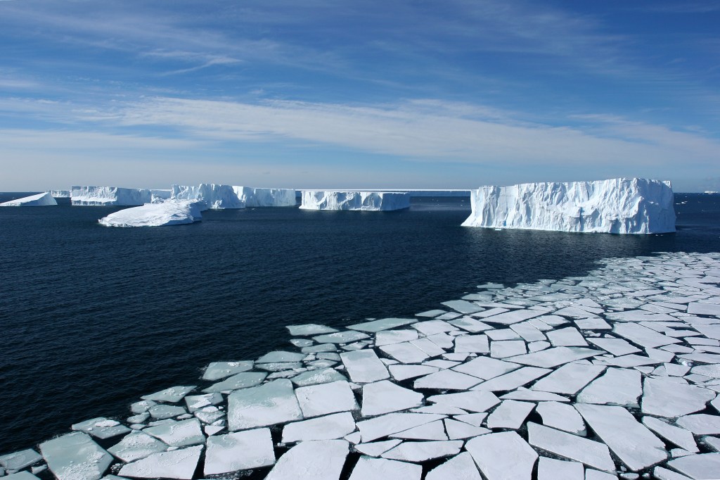Mar de Ross na Antártida