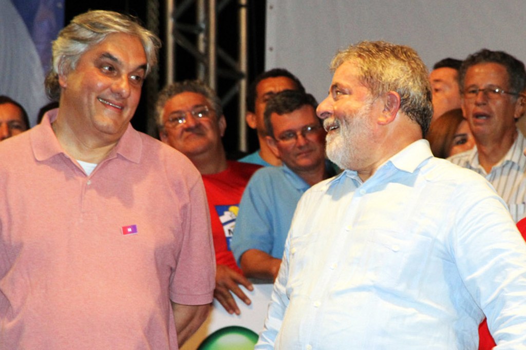 Delcidio com Lula 24/08/2010