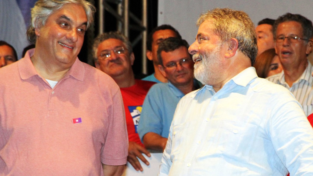 Delcidio com Lula 24/08/2010
