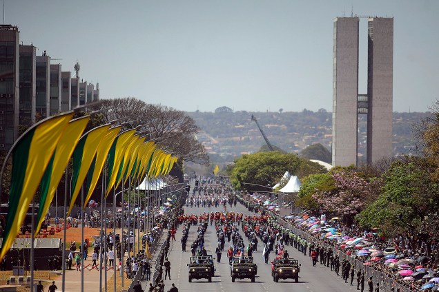 Desfile da Proclamação da Independência do Brasil na Esplanada dos Ministério, em Brasília (DF) - 07/09/2017