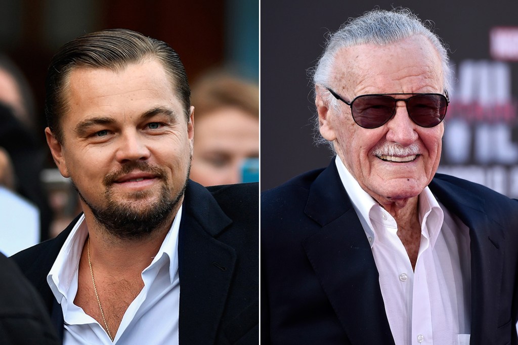 Leonardo Di Caprio e Stan Lee