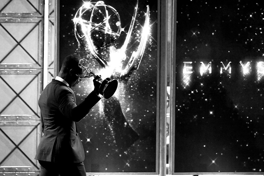 O ator Sterling K. Brown na 69º premiação Emmy Awards, em Los Angeles - 17/09/2017