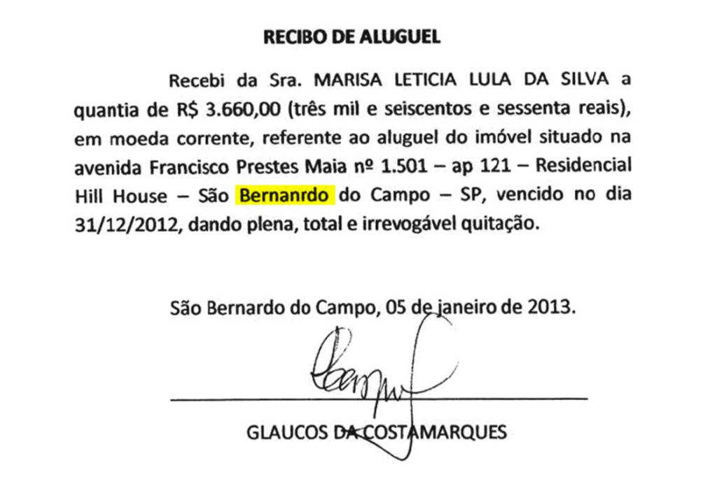 Grafia errada – Erro em “São Bernardo” sugere pressa na digitação