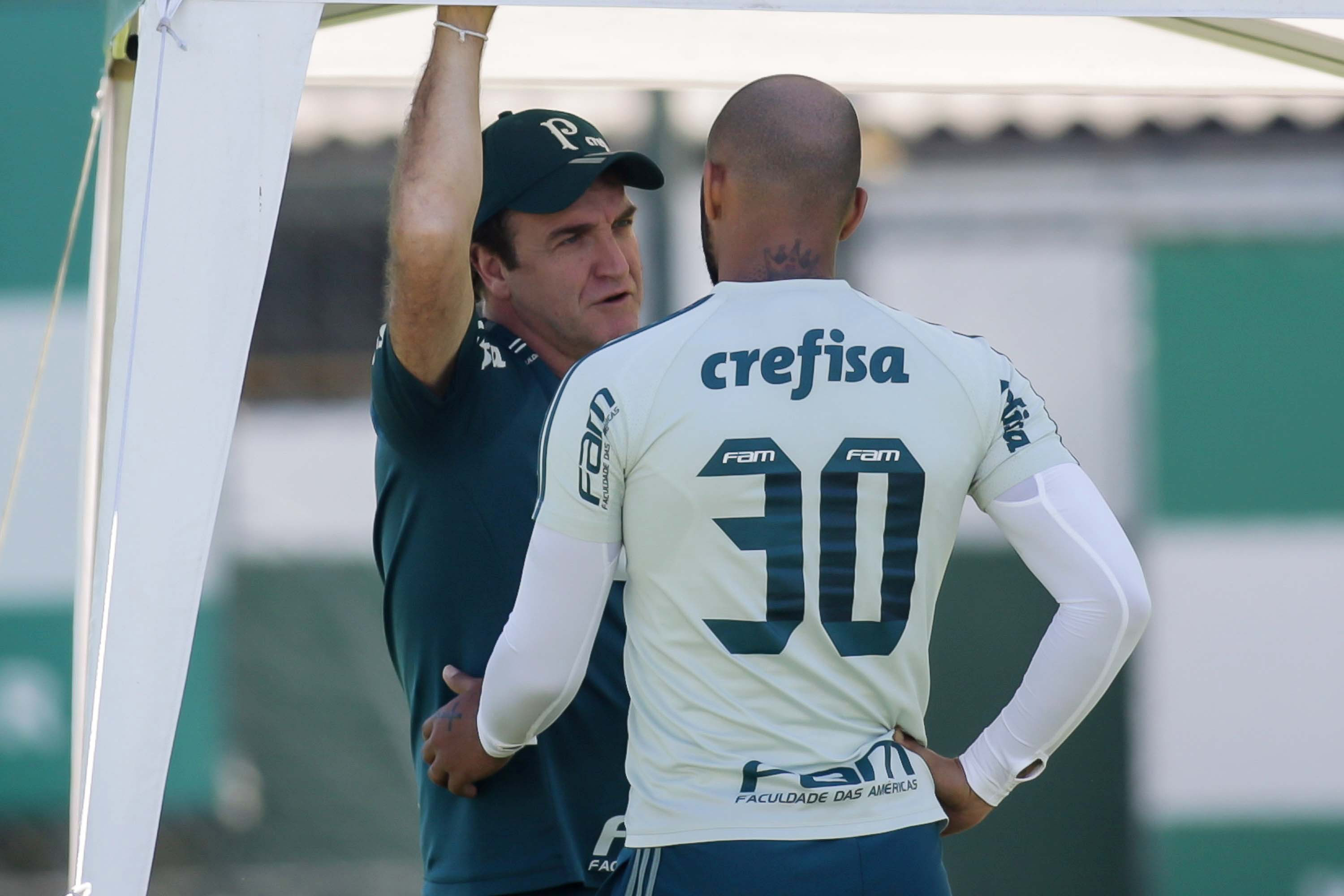 Cuca e Felipe Melo
